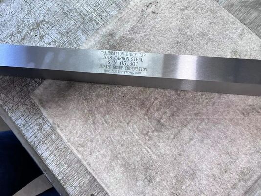 API 19mm 38mm 75mm Standart Ultrasonik Referans Kalibrasyon Bloku, UT Testleri için Yan Dürülmüş Deliklerle