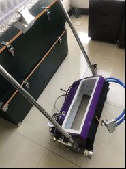 HC1400-LED Fillet kaynak Vakum Kutusu Sızıntı Detektörü 60kPa Vakum Elektromanyet İtme Çubuğu Motor LED Işık Depolama Tankı Köşe kaynak NDT Sızıntı Deneme Ekipmanı