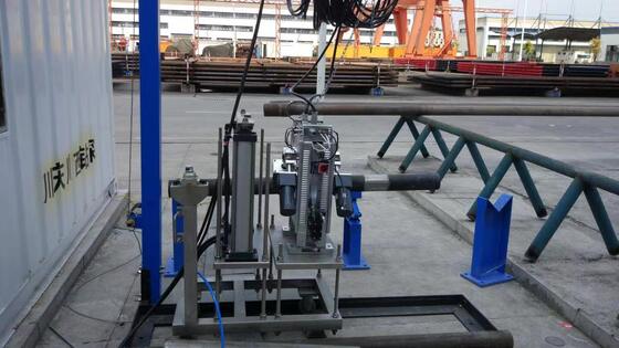 HMTD taşınabilir matkap boru MFL Test Makinesi Yerel petrol sahası matkap boru boru boru hatası inceleme ekipmanları