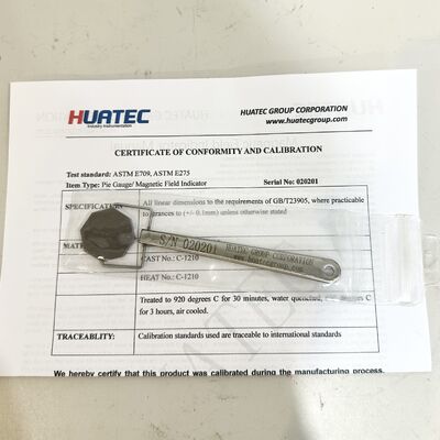 Pasta Ölçer ASTM Alan Göstergesi Manyetik Pasta Göstergesi ASTME709 MPI Testi