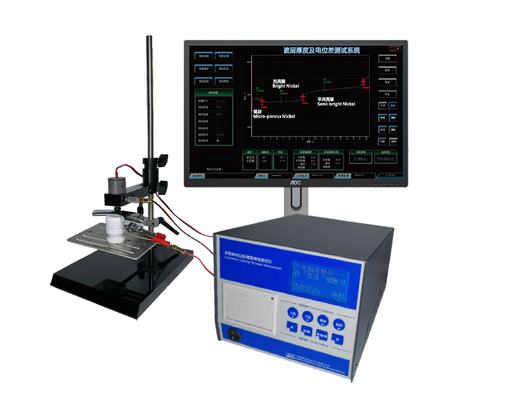 TG-100G Kulometrik Kalınlık Denetleyicisi Çok katmanlı Nikel Plating Kalınlığı ve Potansiyel Test Meter