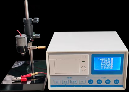 TG-100E Coulometric Electrolytic Coating Thickness Tester Built-in Printer Multi-Layer Gold Nickel Chrome Zinc Plating Thickness Measuring Instrument