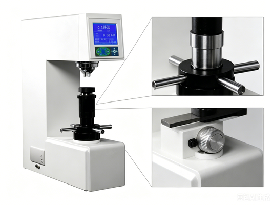 HR-150D Dijital Rockwell Sertlik Ölçme Cihazı Otomatik Yükleme HRA HRB HRC Çok Terazili Metal Sertlik Test Cihazı
