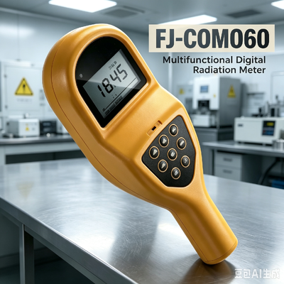 FJ-COMO60 Multifunctional Digital Radiation Meter with Large GM Tube Sensor for α, β, γ, and X-rays Detection and Large-Screen Digital LCD Display