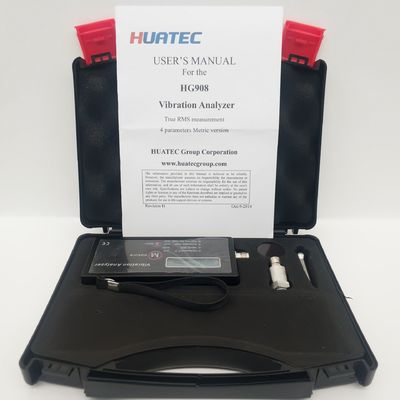 HG-908 4 Parametreler Metrik Sürüm Gerçek RMS Ölçüm titreşim analizatörü