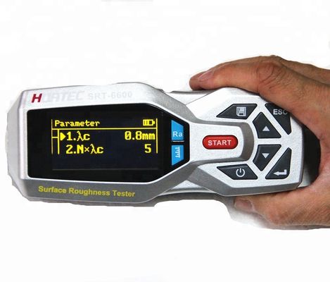 128 X 64 OLED Dot Matrix Ekran Spektrogramlı 14 Parametreli Taşınabilir Yüzey Pürüzlülüğü Test Cihazı